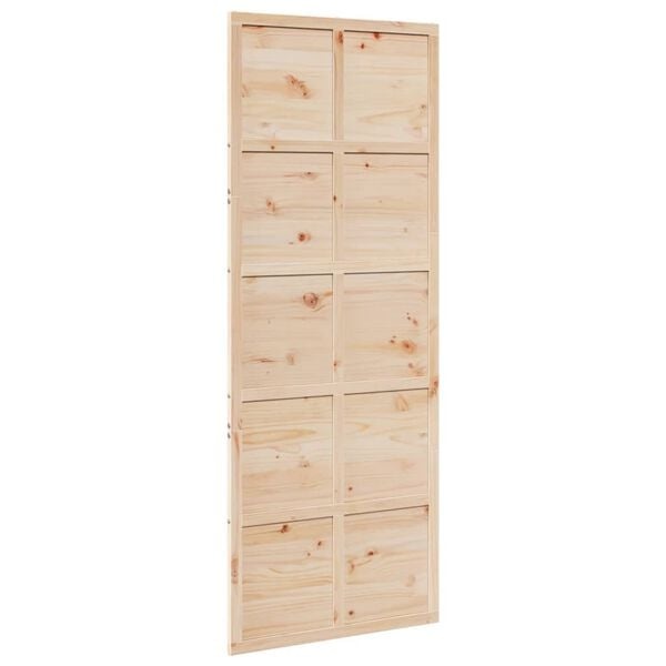 Massive Kiefernholz-Schiebetür 80x208cm, unbehandelt - bis zu 34% Rabatt
