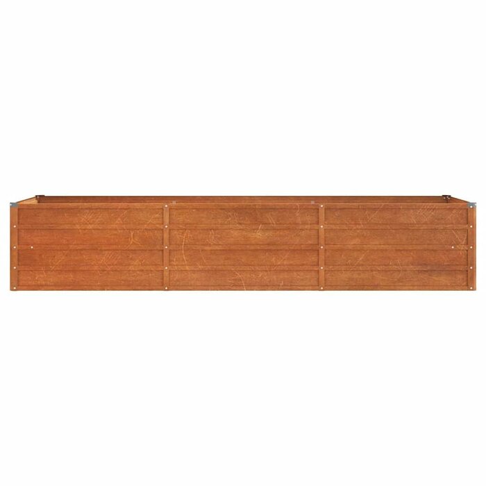 Vidaxl Großes Cortenstahl Hochbeet 240x80x45 cm - Jetzt bis zu 25% Rabatt