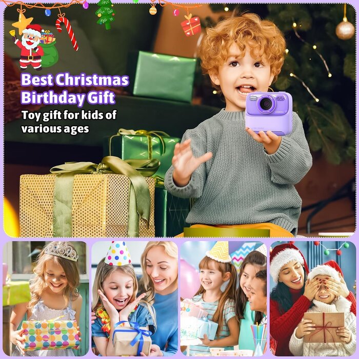 Digitale Kinder-Sofortbildkamera mit 1080p, 32GB & Zubehör - bis zu 34% sparen