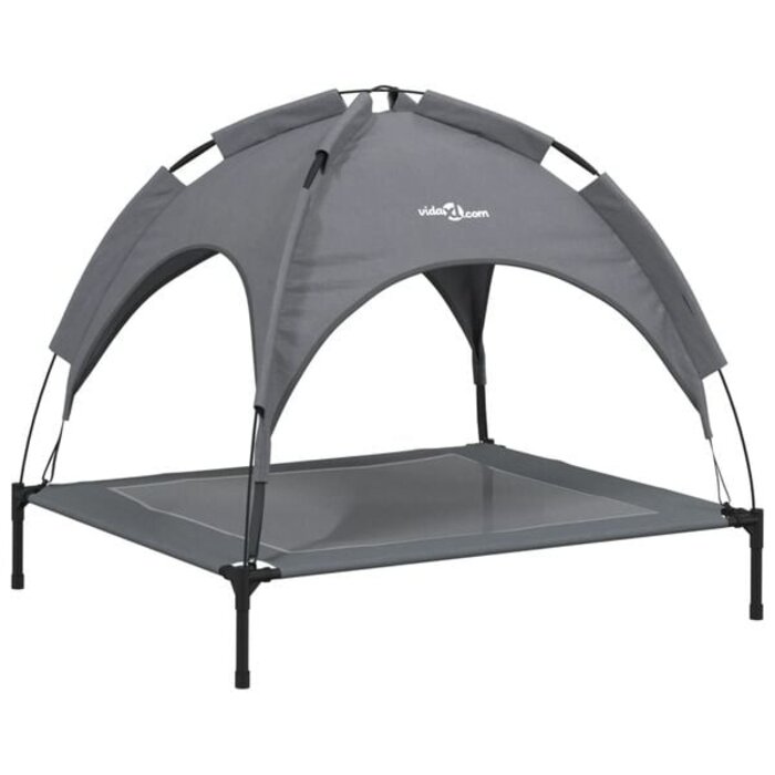 Vidaxl Hundeliege mit Sonnendach - Erhöhtes Outdoor-Bett - Bis zu 33% günstiger