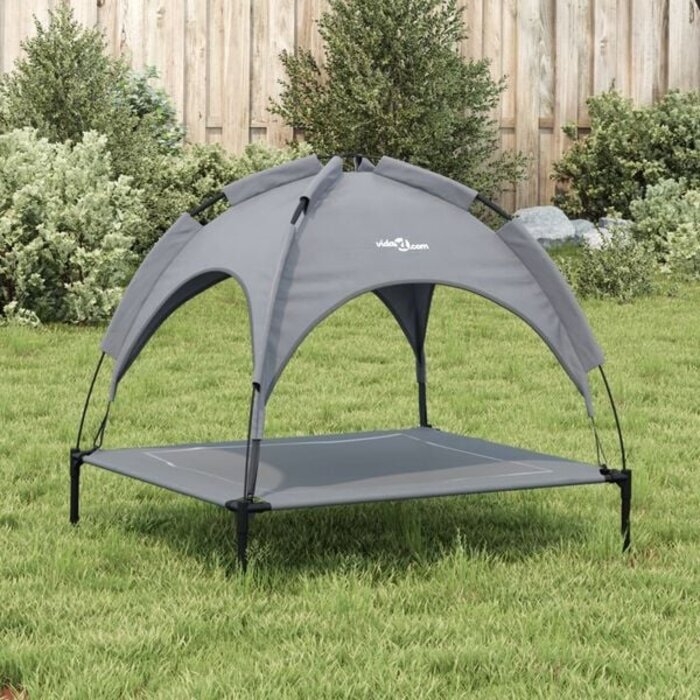 Vidaxl Hundeliege mit Sonnendach - Erhöhtes Outdoor-Bett - Bis zu 33% günstiger