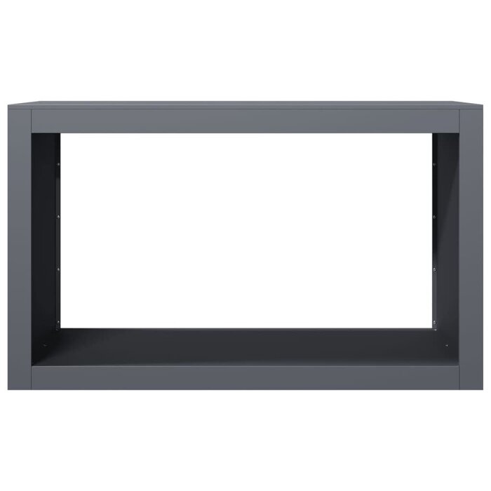 Vidaxl Kaminholzregal aus Stahl 100x40x60 cm - Anthrazit - bis zu 35% Rabatt