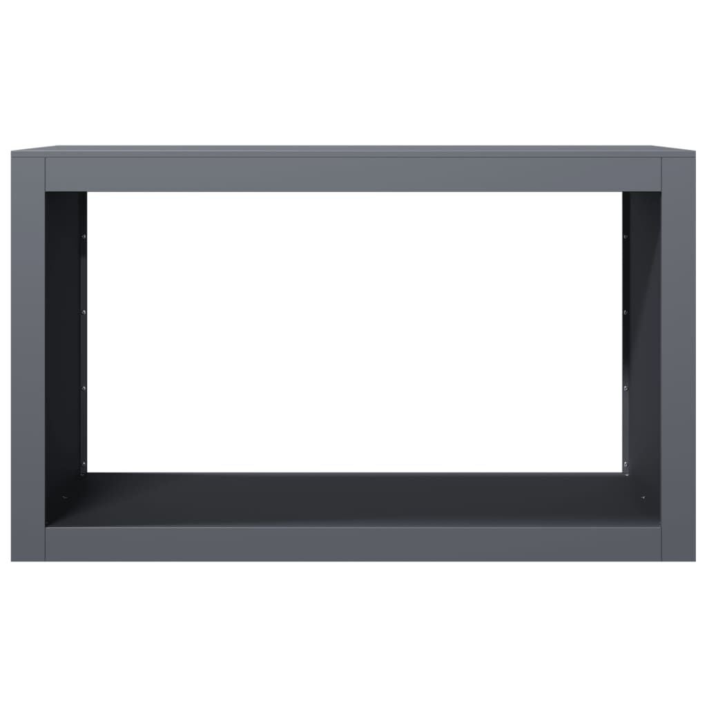Vidaxl Kaminholzregal aus Stahl 100x40x60 cm - Anthrazit - bis zu 35% Rabatt