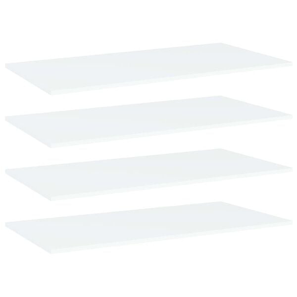 Vidaxl 4er-Set Wandregale 80x20x1,5 cm, Weiß - Jetzt bis zu 33% sparen
