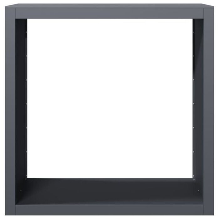 Vidaxl Kaminholzregal Stahl 100x40x100 cm Anthrazit - Outlet bis zu 35% Rabatt