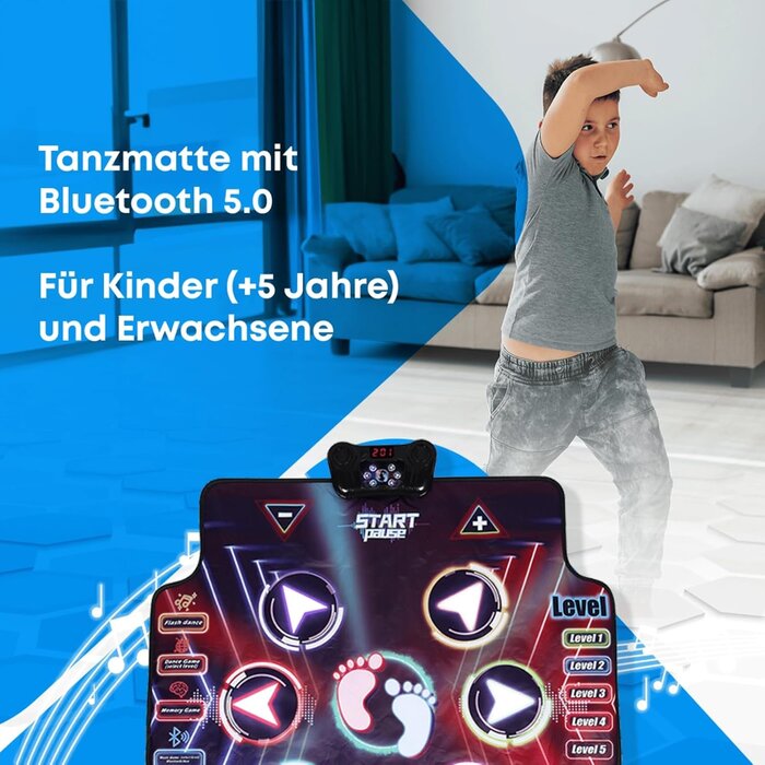 Interaktive Tanzmatte mit Bluetooth - Bis zu 33% Rabatt im Outlet