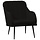 Eleganter Samt-Sessel, Schwarz, 63x76x80 cm - bis zu 34% Rabatt