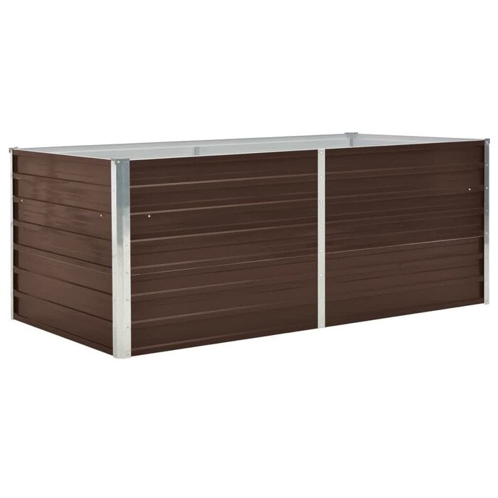 Vidaxl Hochbeet 160x80x45 cm Stahl Braun - Jetzt bis zu 33% günstiger sichern