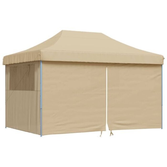 Vidaxl Faltbares Pop-up-Partyzelt 440x292 cm, Beige - Jetzt bis zu 35% Rabatt