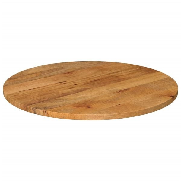 Vidaxl Runde Mangoholz-Tischplatte Ø 70cm - Eichenoptik - bis zu 35% Rabatt