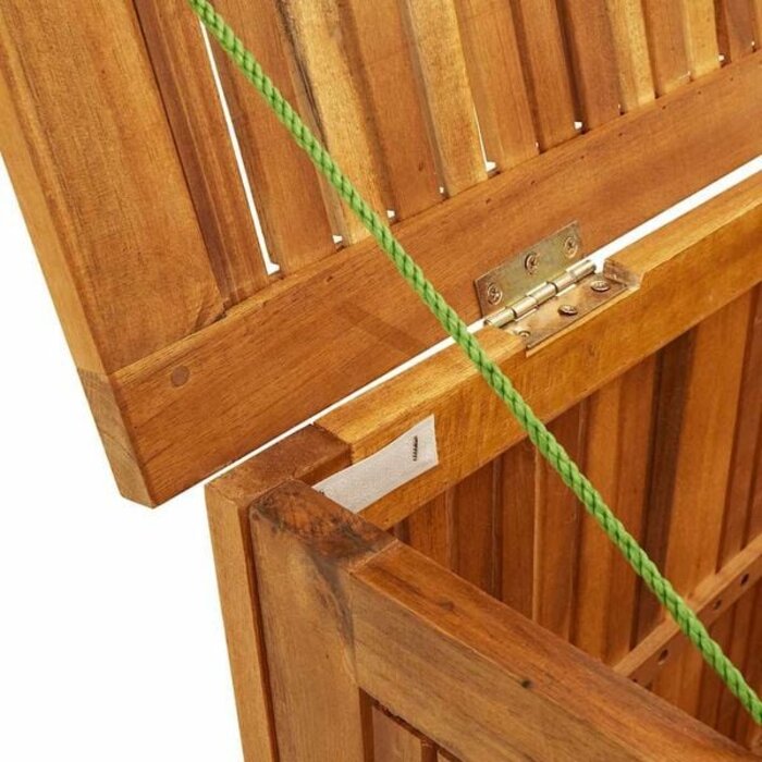 Vidaxl Gartenbox aus Akazienholz 113x50x58 cm - Rustikaler Stauraum bis zu 35% Rabatt