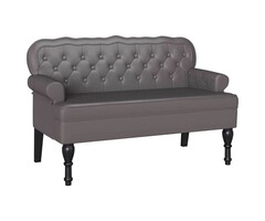 Vidaxl Chesterfield Sitzbank Grau 119,5 cm - 53% Rabatt auf Retourenware