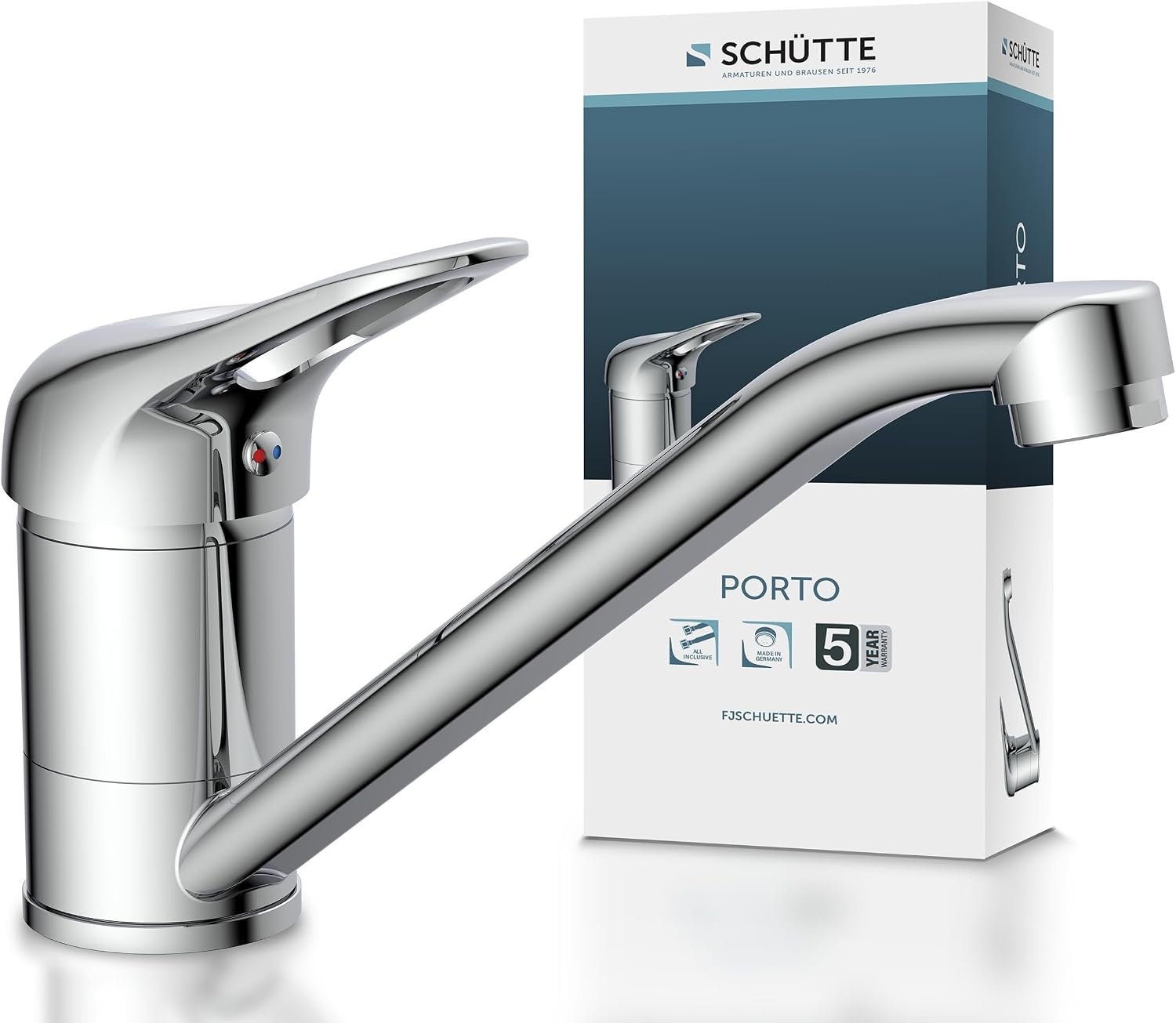 Küchenarmatur Einhebelmischer Chrom 360° schwenkbar - Jetzt bis zu 32% sparen