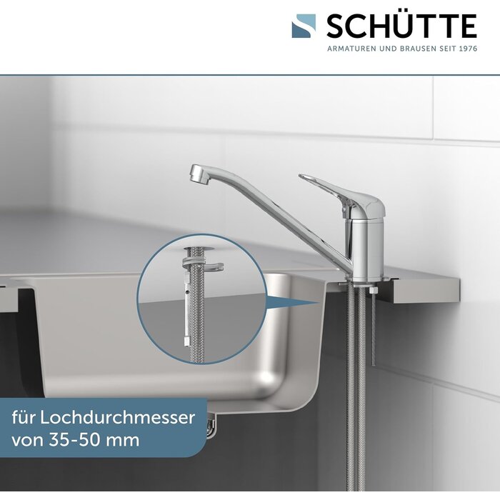 Küchenarmatur Einhebelmischer Chrom 360° schwenkbar - Jetzt bis zu 32% sparen