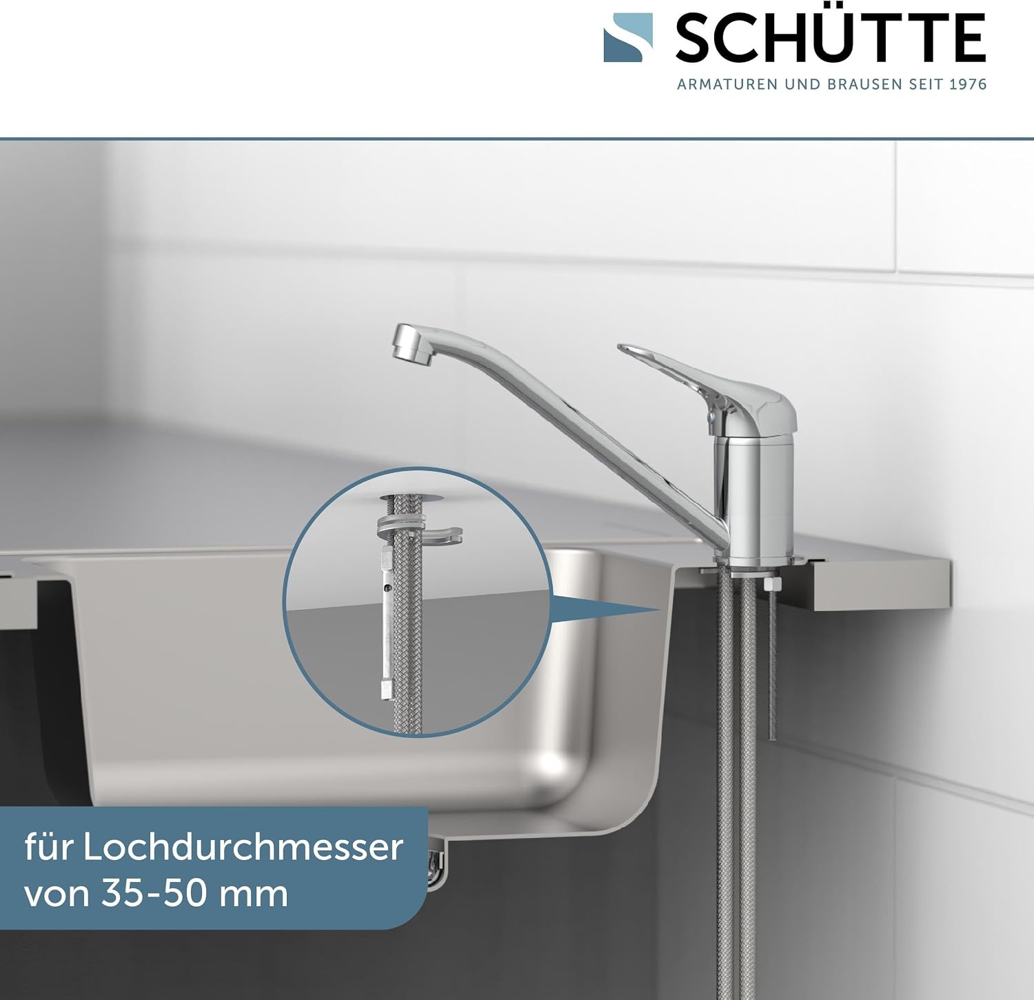Küchenarmatur Einhebelmischer Chrom 360° schwenkbar - Jetzt bis zu 32% sparen