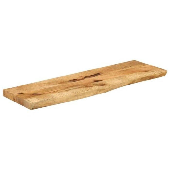 Vidaxl Massive Mangoholz-Tischplatte mit Naturkante, 110x40 cm - bis zu 34% Rabatt