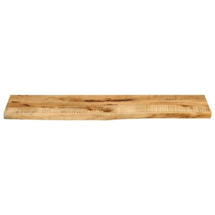 Vidaxl Massive Mangoholz-Tischplatte mit Naturkante, 110x40 cm - bis zu 34% Rabatt
