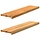 2er-Set Massivholz-Fensterbänke Eiche 100x30cm - Bis zu 35% Rabatt