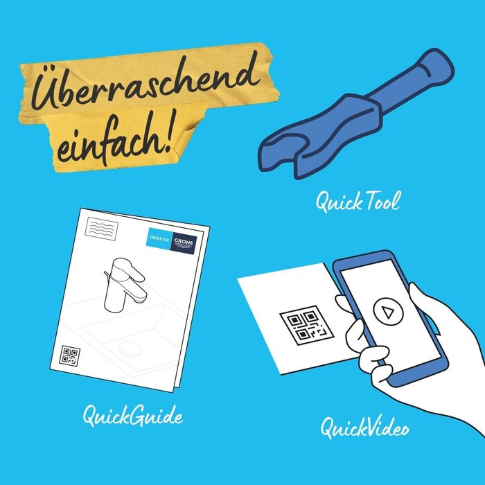Waschtischarmatur Mattschwarz, 17 cm, wassersparend - bis zu 34% sparen