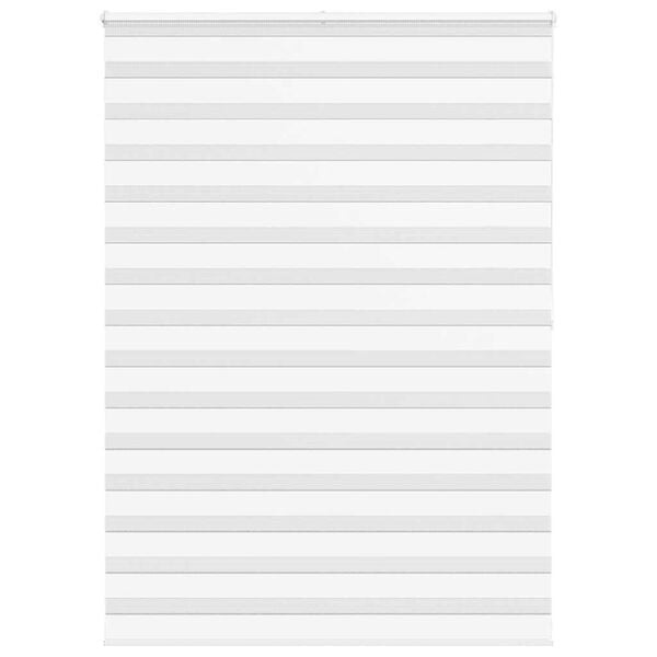 Vidaxl Zebra-Doppelrollo 165x200 cm - Weiß - bis zu 34% sparen