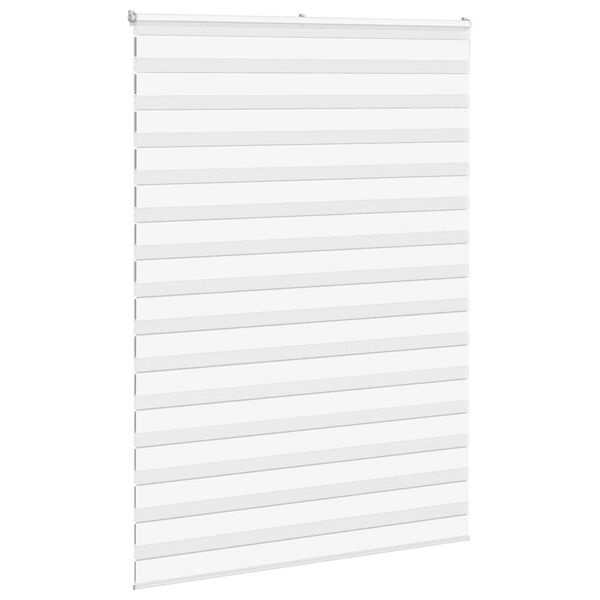 Vidaxl Zebra-Doppelrollo 165x200 cm - Weiß - bis zu 34% sparen