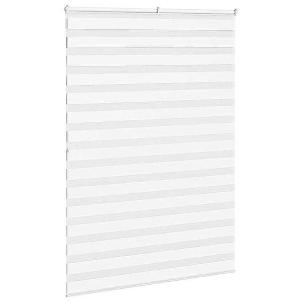 Vidaxl Zebra-Doppelrollo 165x200 cm - Weiß - bis zu 34% sparen