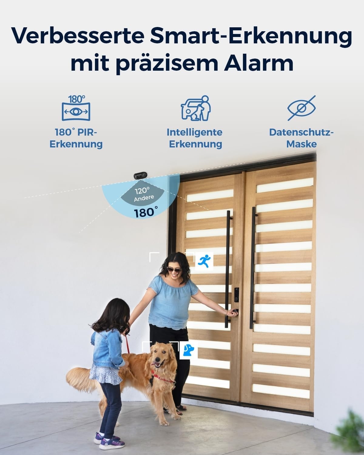 4K Solar-Überwachungskamera 180° Weitwinkel - bis zu 35% Rabatt