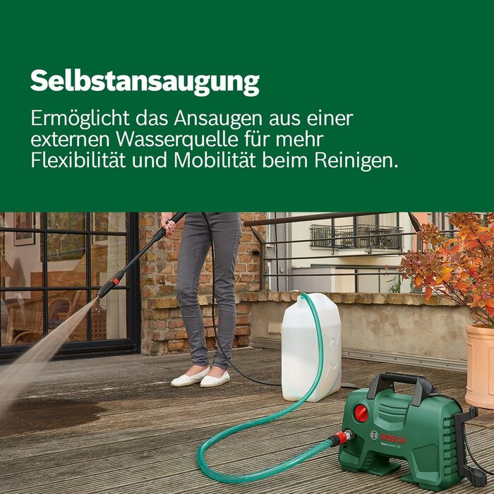 Kompakter Hochdruckreiniger 1500W, 120 bar inkl. Zubehör - bis zu 34% Rabatt