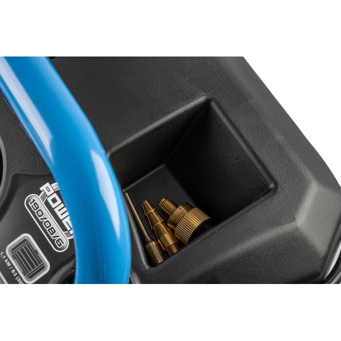 Luftkompressor 8 bar, 6 Liter - 1100W inkl. Zubehör - bis zu 34% Rabatt