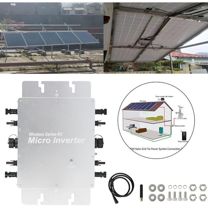 1600W Mikrowechselrichter für Balkon-Solaranlagen - bis zu 37% Rabatt