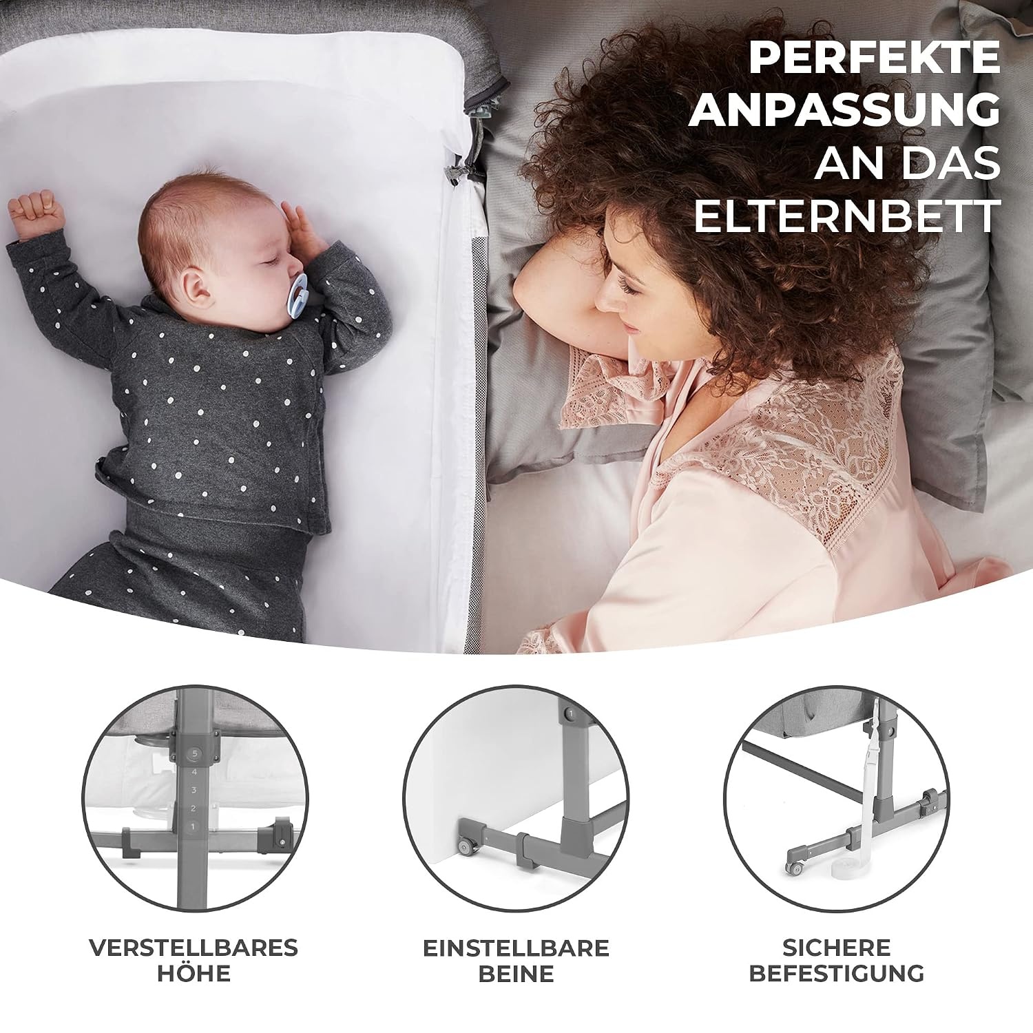 Amazon Multifunktionales Beistellbett 2-in-1 - jetzt bis zu 29% günstiger