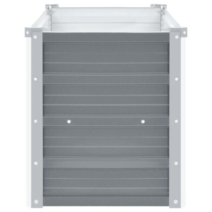 Vidaxl Hochbeet aus verzinktem Stahl 100x40x45 cm - Jetzt bis zu 29% sparen