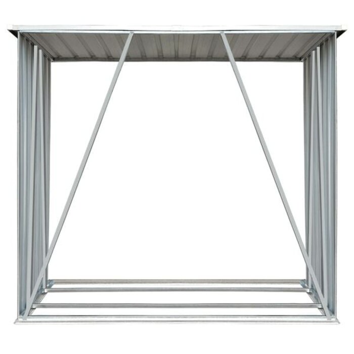 Vidaxl Kaminholzregal aus verzinktem Stahl 163x83x154 cm - bis zu 34% Rabatt