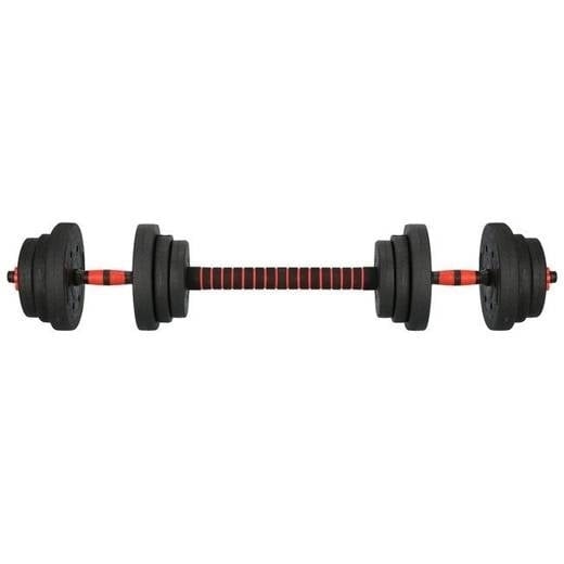 Viking Choice 20 kg Hantelset verstellbar - 2-in-1 Kurzhantel & Langhantel - bis zu 37% Rabatt