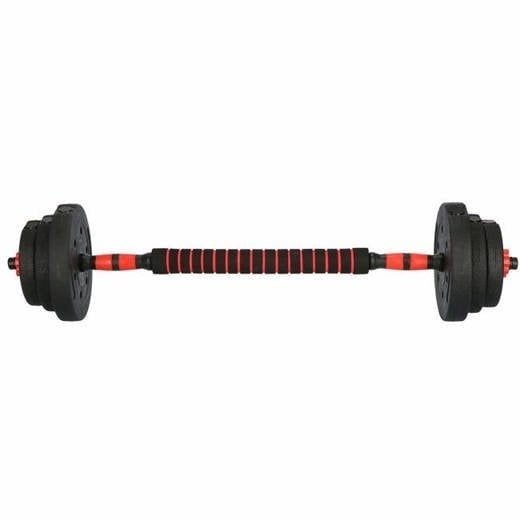Viking Choice 20 kg Hantelset verstellbar - 2-in-1 Kurzhantel & Langhantel - bis zu 37% Rabatt