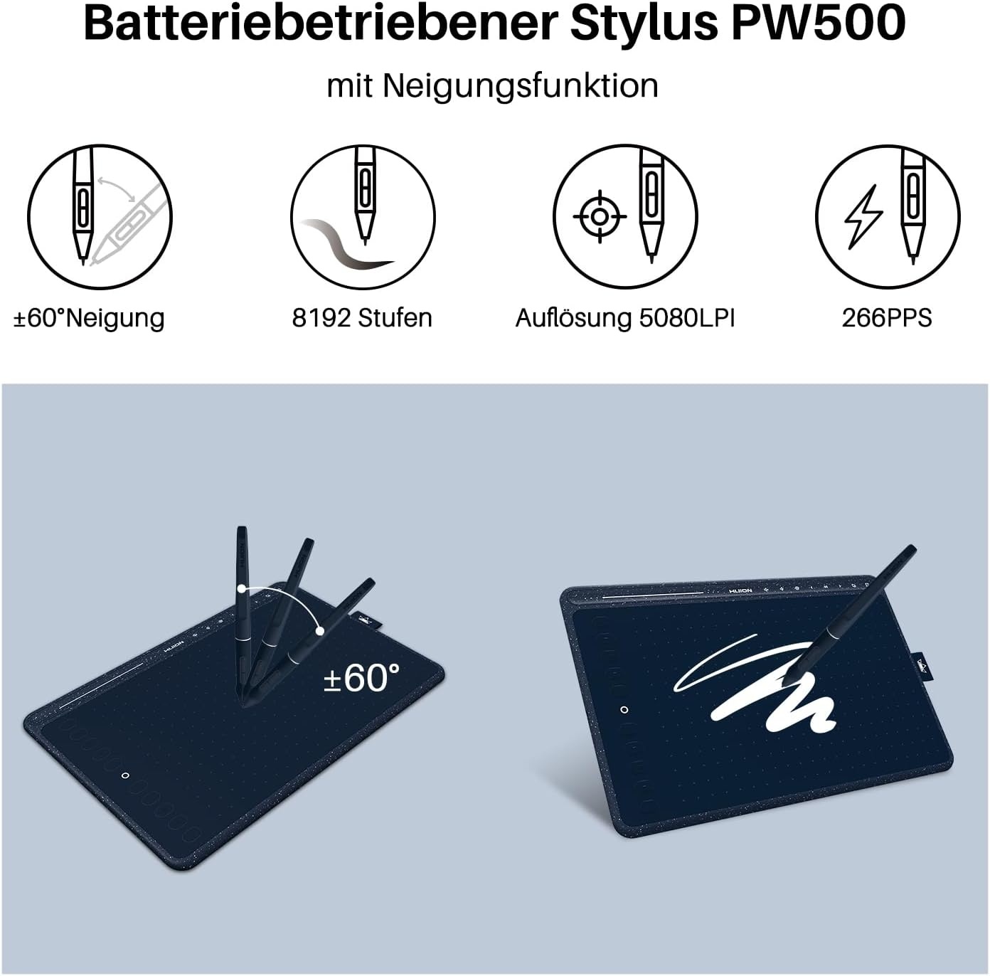 Grafik-Tablett 10,2 Zoll, batterieloser Stift, Multimedia-Tasten - bis zu 29% Rabatt
