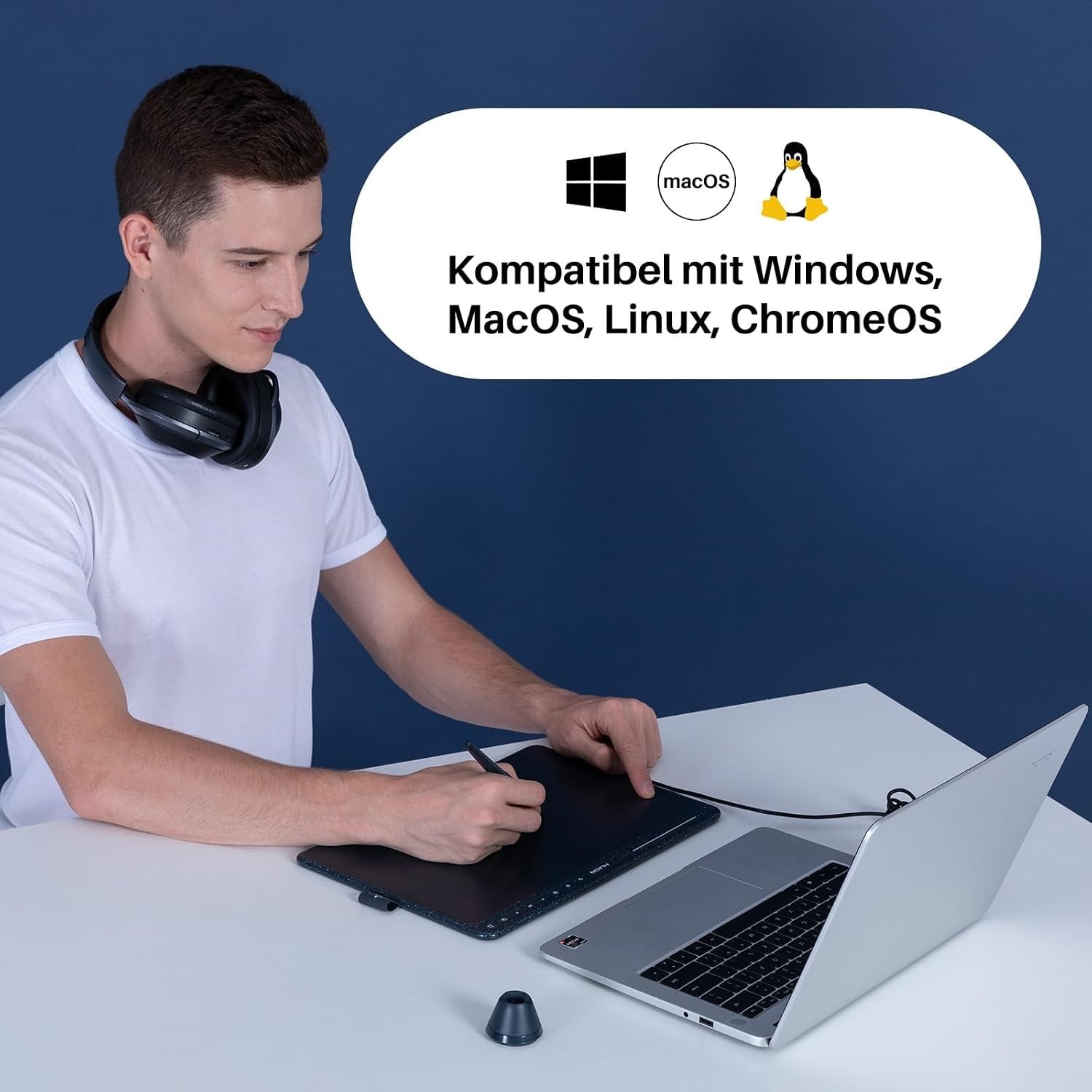 Grafik-Tablett 10,2 Zoll, batterieloser Stift, Multimedia-Tasten - bis zu 29% Rabatt