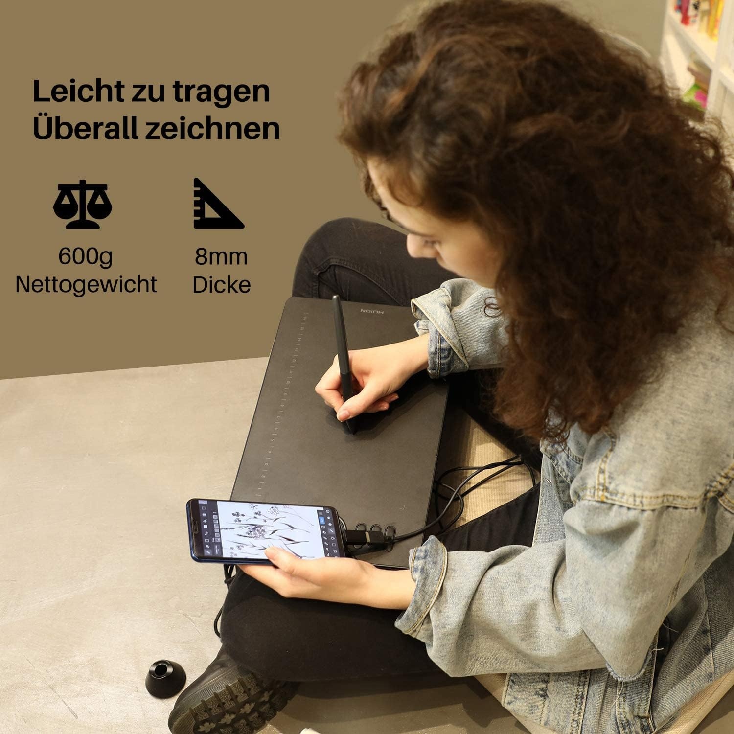 Grafiktablett 10 Zoll mit batterielosem Stift - bis zu 29% Rabatt im Outlet