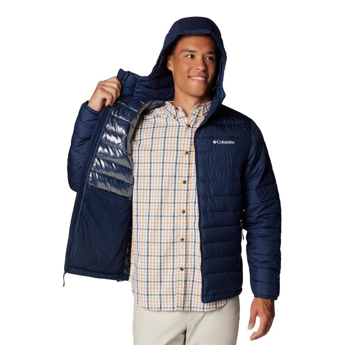 Warme Herren Kapuzenjacke Powder Lite II - bis zu 34% sparen
