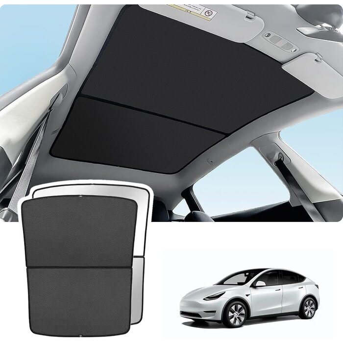 Sonnenschutz für Tesla Model Y - Dachabdeckung UV-Schutz - bis zu 29% Rabatt