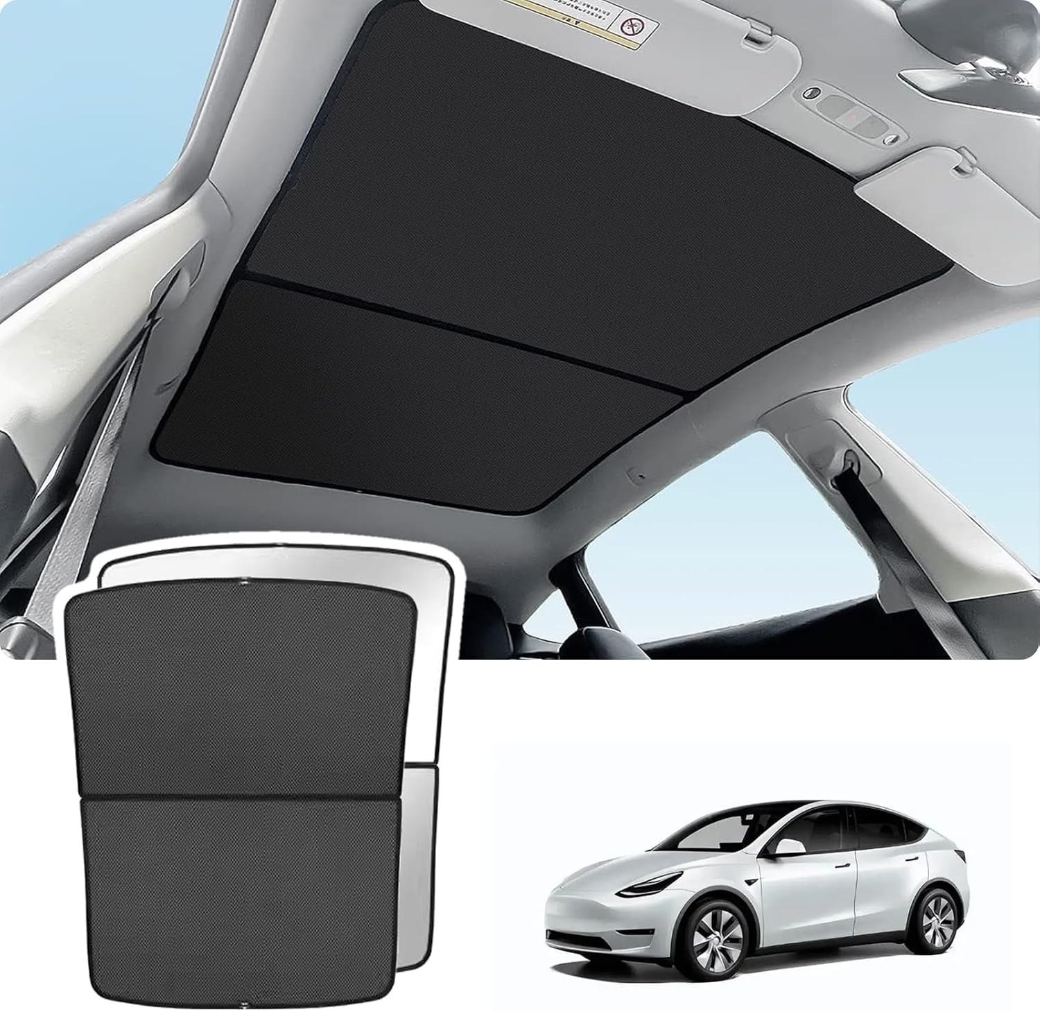 Sonnenschutz für Tesla Model Y - Dachabdeckung UV-Schutz - bis zu 29% Rabatt