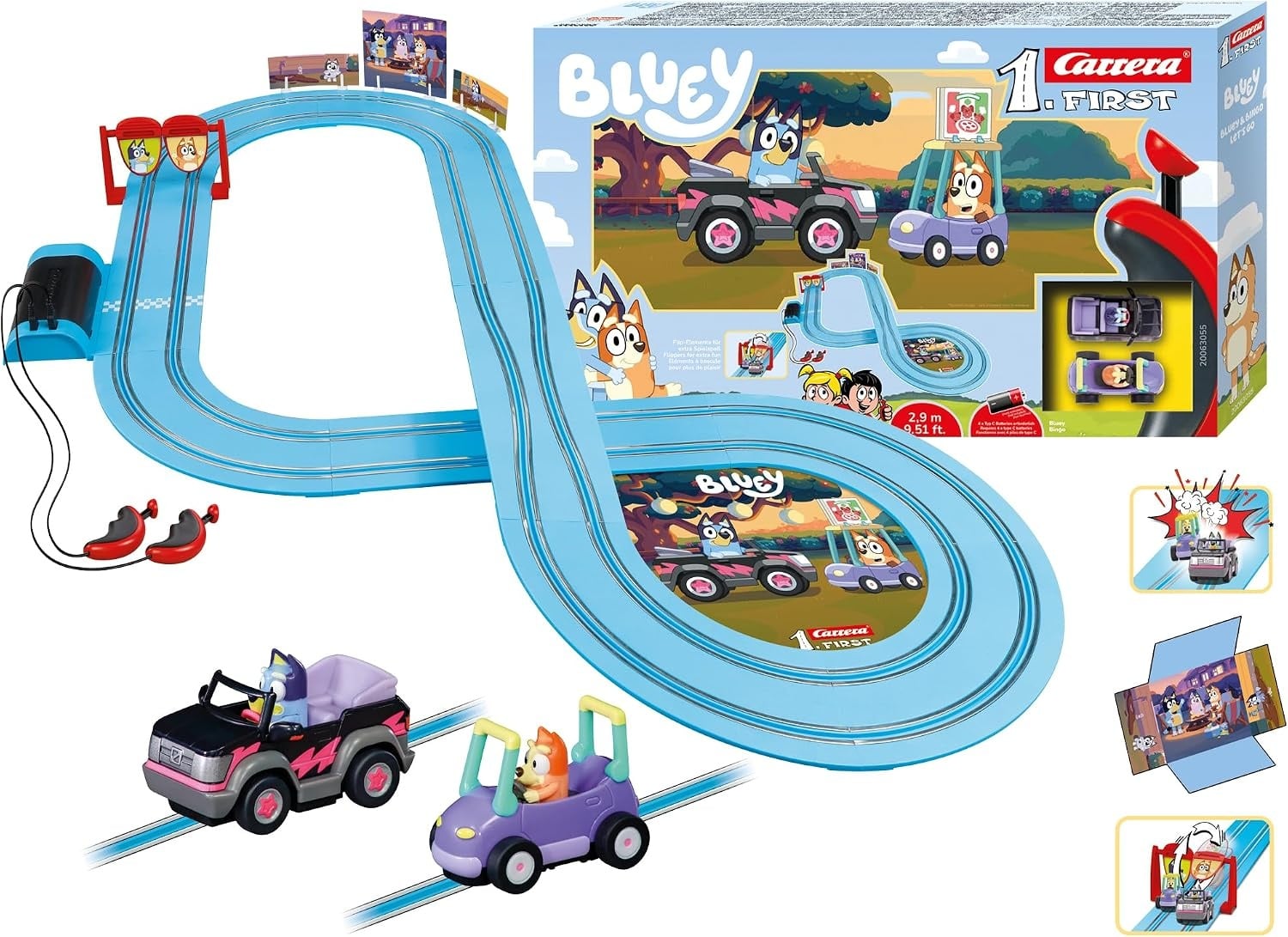 Bluey Rennbahn Set - 2,9m Länge - Bis zu 33% Rabatt