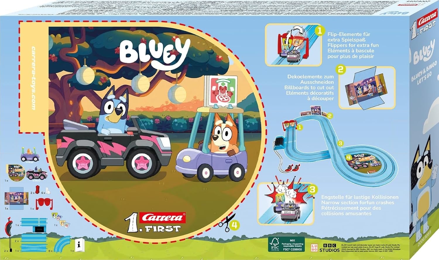 Bluey Rennbahn Set - 2,9m Länge - Bis zu 33% Rabatt