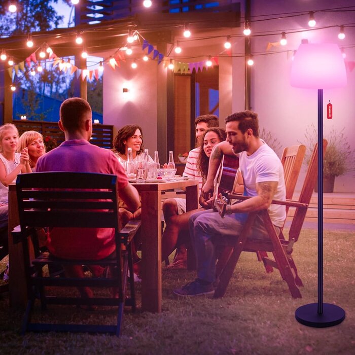 Moderne Solar-Stehlampe 150cm, RGB & Dimmbar - Jetzt bis zu 34% günstiger