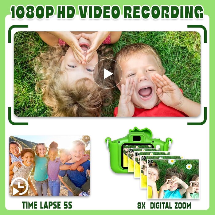 Digitalkamera für Kinder: 1080P & 32GB - Jetzt bis zu 31% Rabatt