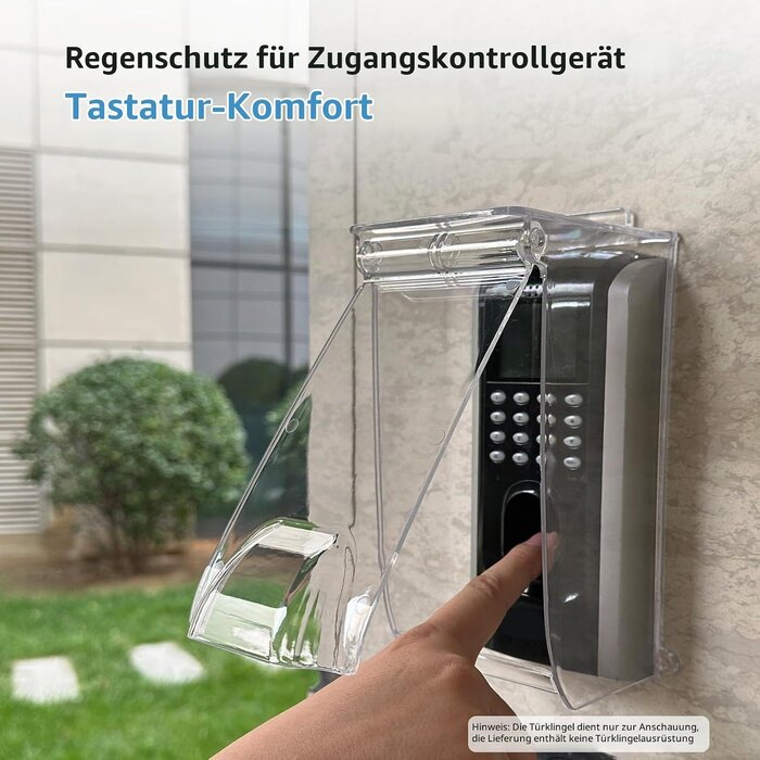 Universeller Regenschutz für Türklingeln - Transparent, bis zu 32% günstiger