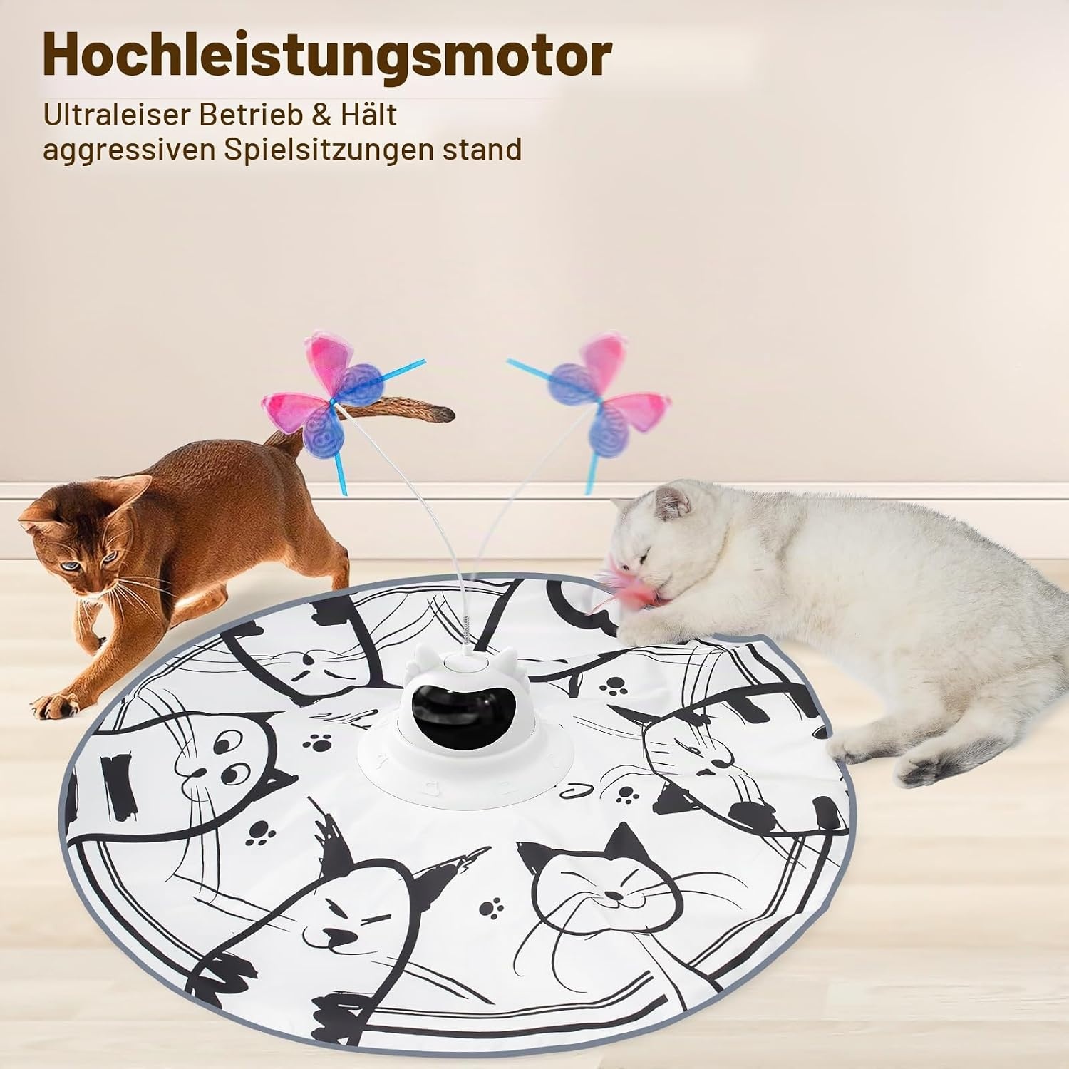 4er-Set Ersatz-Spielzeugaufsätze für Katzen - Bis zu 30% Rabatt sichern