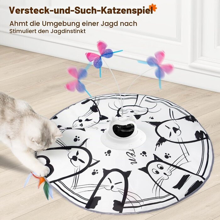4er-Set Ersatz-Spielzeugaufsätze für Katzen - Bis zu 30% Rabatt sichern