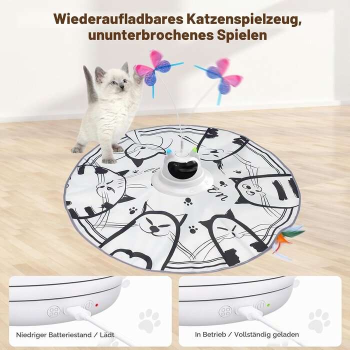 4er-Set Ersatz-Spielzeugaufsätze für Katzen - Bis zu 30% Rabatt sichern