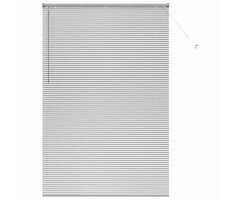 Vidaxl Aluminium Jalousie 220 x 140 cm, 25 mm Lamellen - Silber - 58% Rabatt